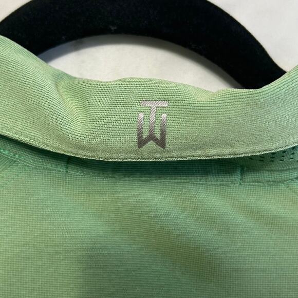 Nike Golf Tiger Woods Collection Ombre Short Sleeve Polo Shirt Men's Sz XL Green - Picture 5 of 8